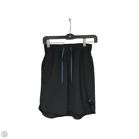 Athletic Skirt By Lululemon In Black, Size: 4