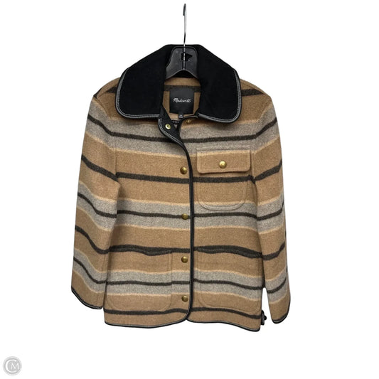 Jacket Shirt By Madewell In Black & Brown, Size: Xxs