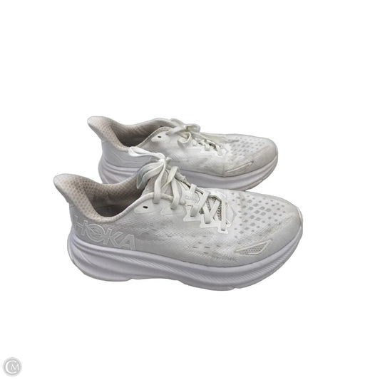 Shoes Athletic By Hoka In White, Size: 6.5