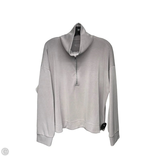 Athletic Sweatshirt Collar By Athleta In Grey, Size: 1x
