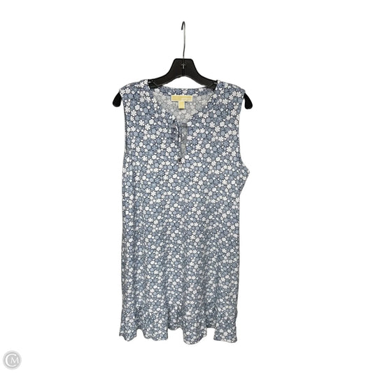 Dress Casual Short By Michael By Michael Kors In Blue & White, Size: Xl