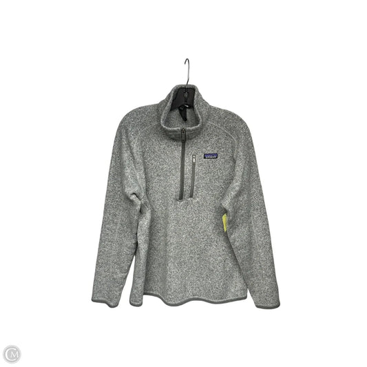 Jacket Fleece By Patagonia In Grey, Size: L