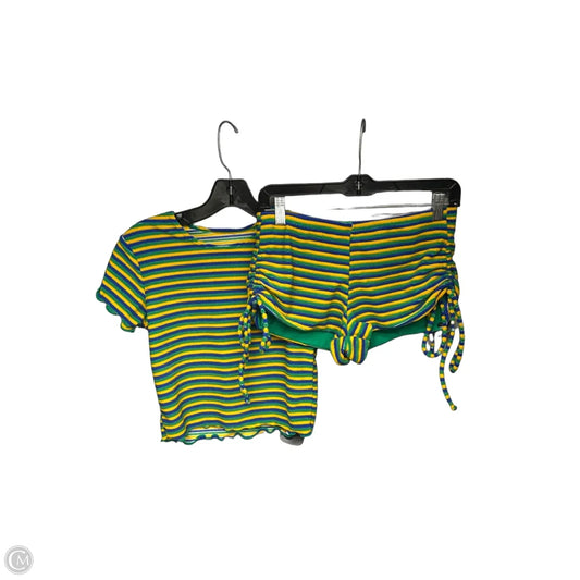 Shorts Set By Clothes Mentor In Striped Pattern, Size: S