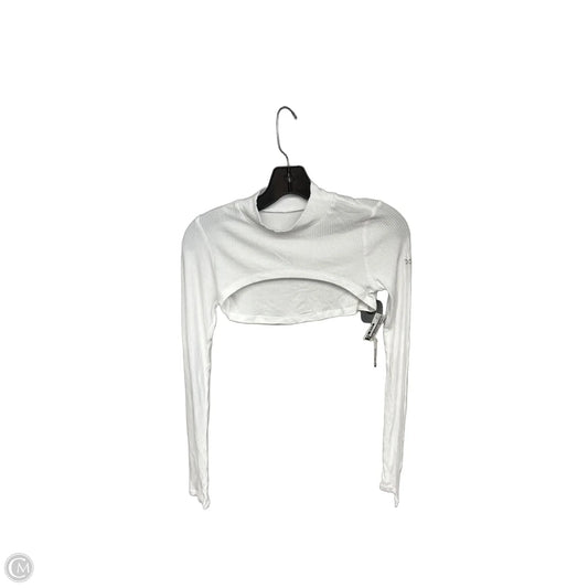 Athletic Top Long Sleeve Crewneck By Alo In White, Size: S