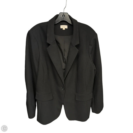 Blazer By Loft In Black, Size: 20