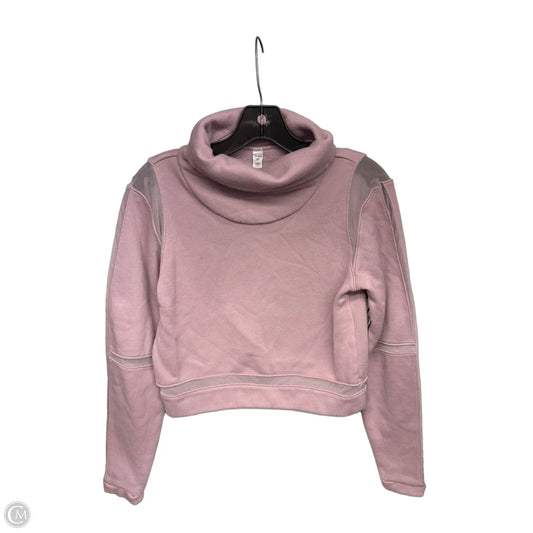 Athletic Sweatshirt Collar By Alo In Purple, Size: Xs