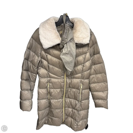 Jacket Puffer & Quilted By Michael By Michael Kors In Brown, Size: S