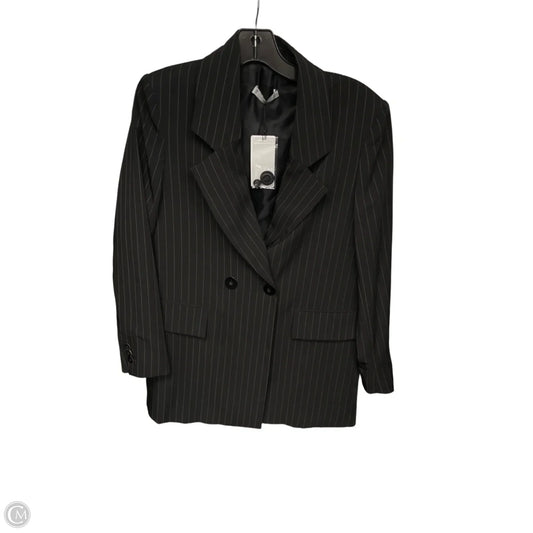 Blazer By Mng In Striped Pattern, Size: M
