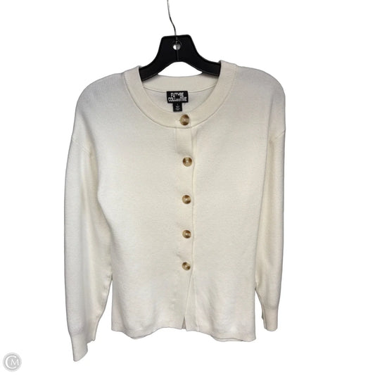 Cardigan By Future Collective In Ivory, Size: S