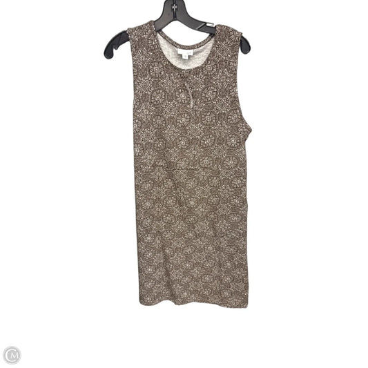 Dress Casual Midi By J. Jill In Brown, Size: M