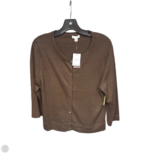 Cardigan By J. Jill In Brown, Size: M