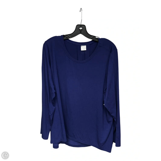 Athletic Top Long Sleeve Crewneck By Athleta In Blue, Size: Xl