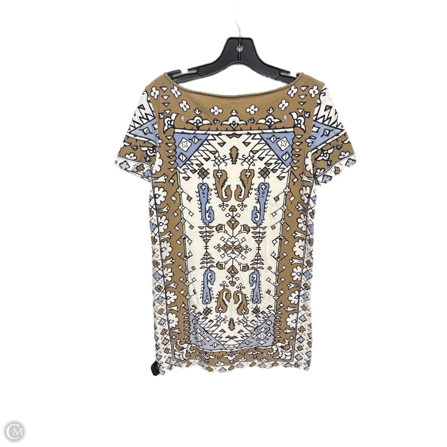 Dress Designer By Tory Burch In Cream & Tan, Size: S