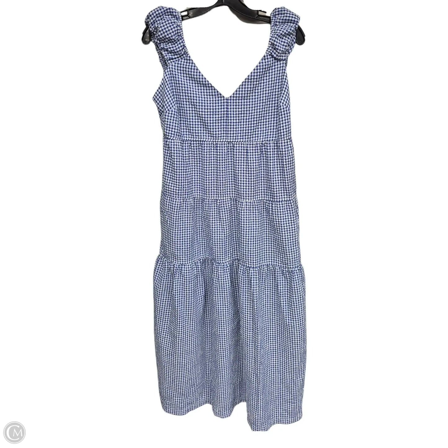 Dress Casual Maxi By Old Navy In Checkered Pattern, Size: M