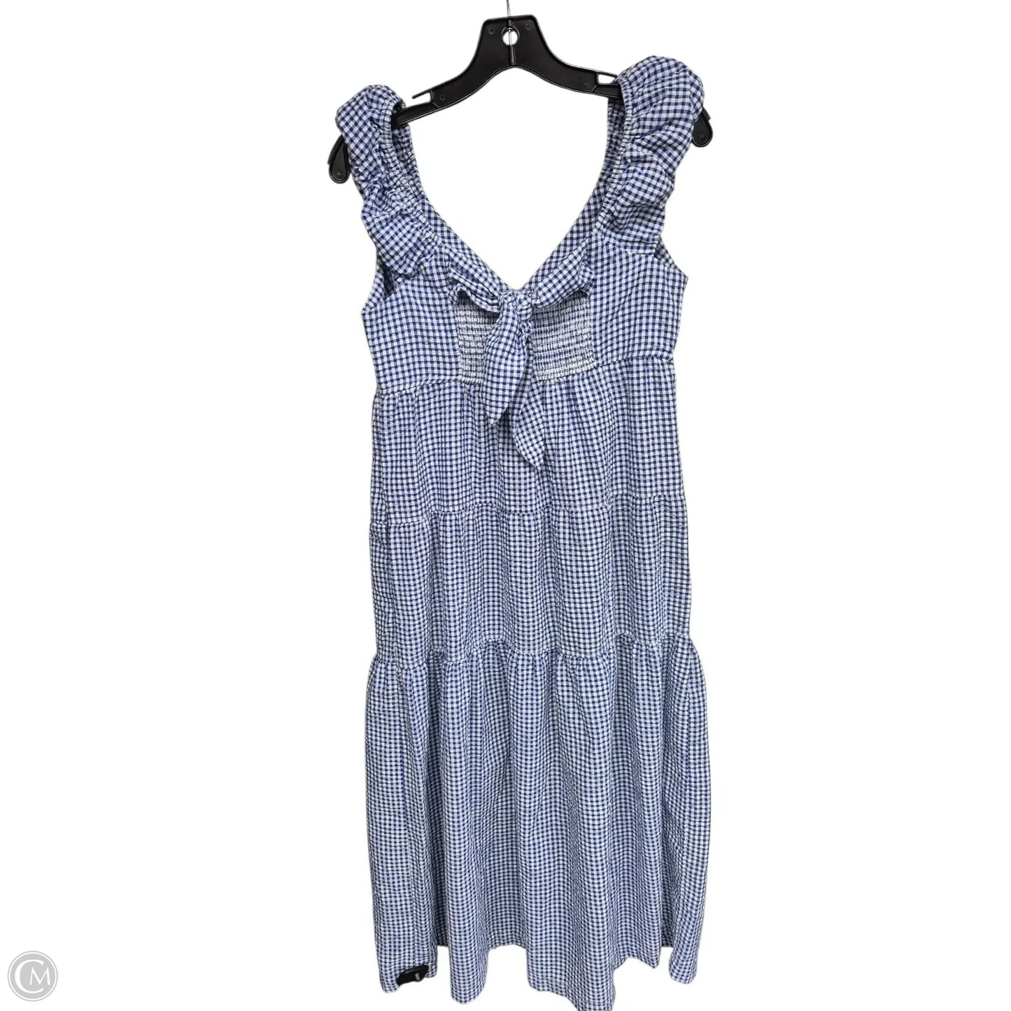 Dress Casual Maxi By Old Navy In Checkered Pattern, Size: M