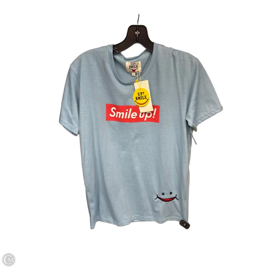 Top Short Sleeve By Clothes Mentor In Blue, Size: L