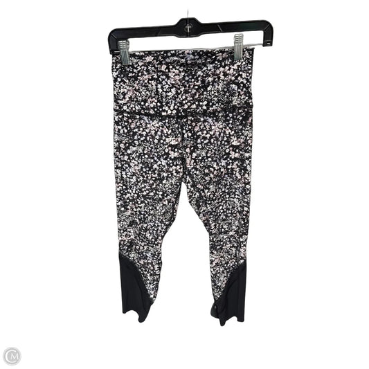 Athletic Capris By Lululemon In Floral Print, Size: S