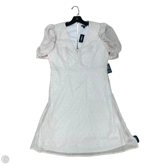 Dress Casual Short By Express In Pink, Size: M