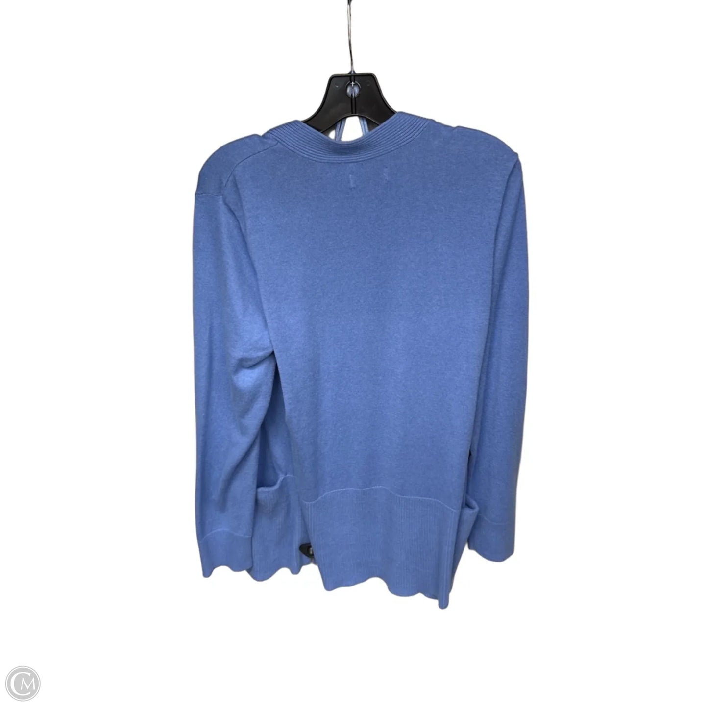Cardigan By Croft And Barrow In Blue, Size: Xl