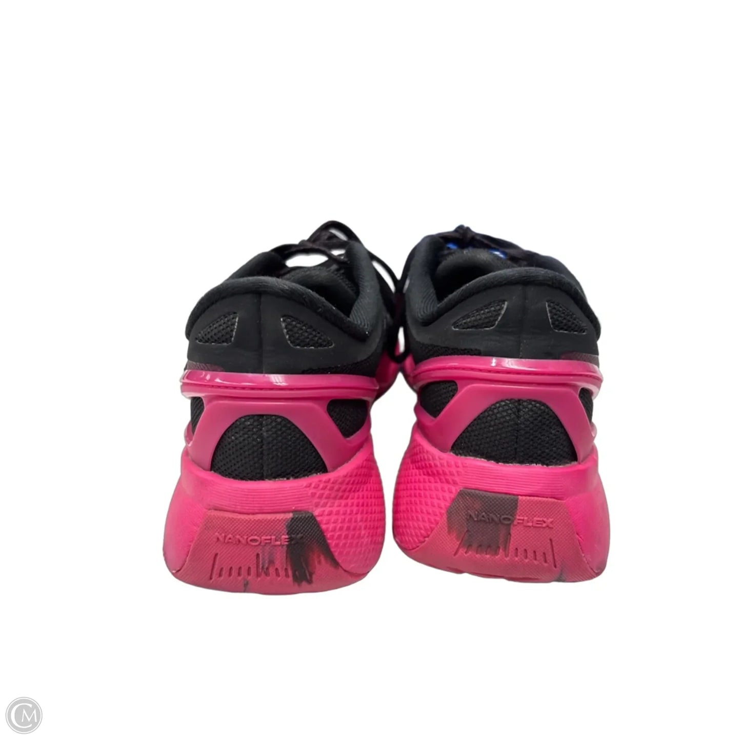 Shoes Athletic By Reebok In Black & Pink, Size: 8.5
