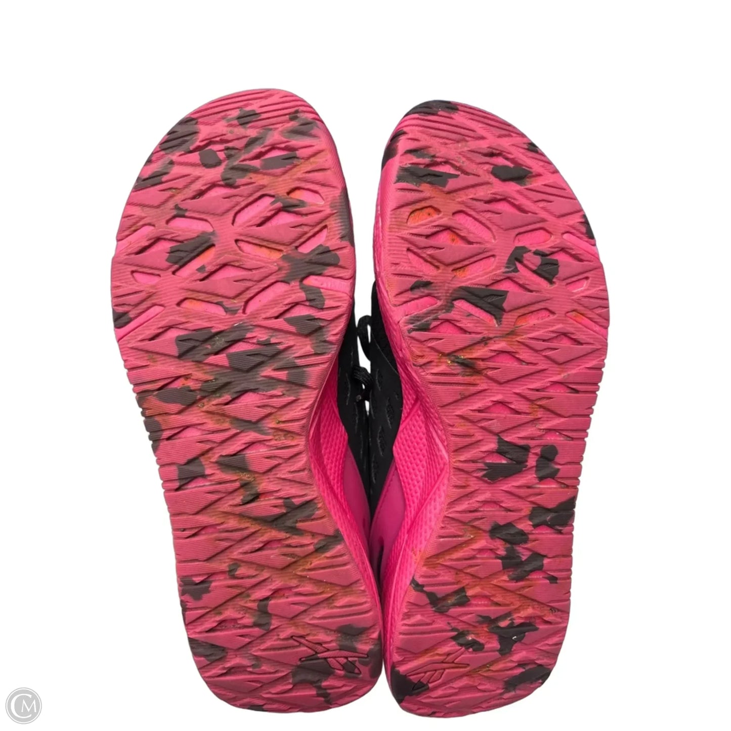 Shoes Athletic By Reebok In Black & Pink, Size: 8.5
