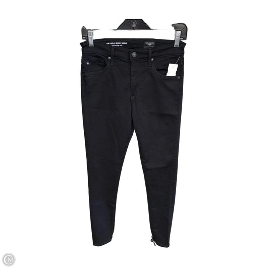 Jeans Skinny By Ag Jeans In Black, Size: 2