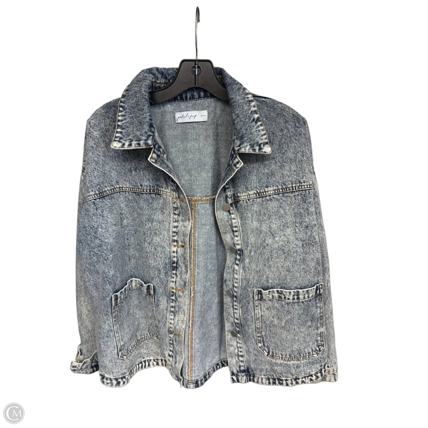 Jacket Denim By Petal & Pup In Blue Denim, Size: S