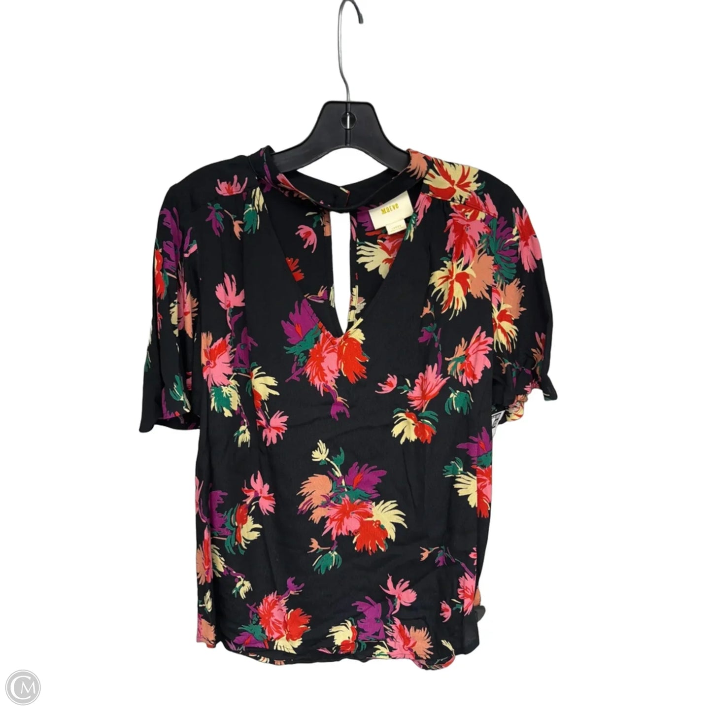 Top Short Sleeve By Maeve In Floral Print, Size: L