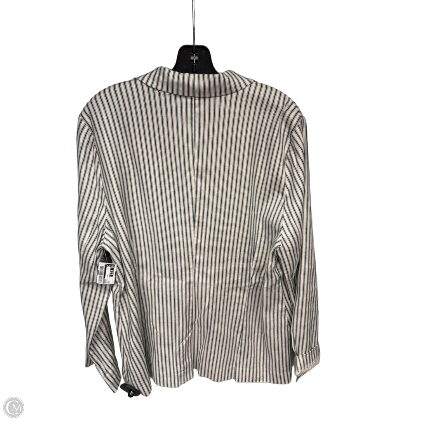 Blazer By Evereve In Striped Pattern, Size: L