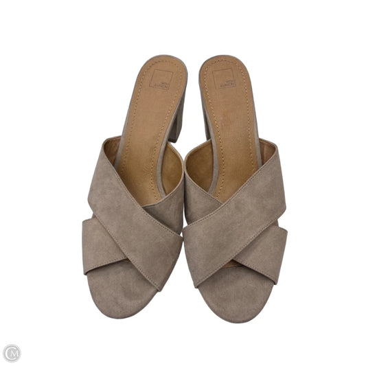 Shoes Heels Block By 14th And Union In Beige, Size: 12
