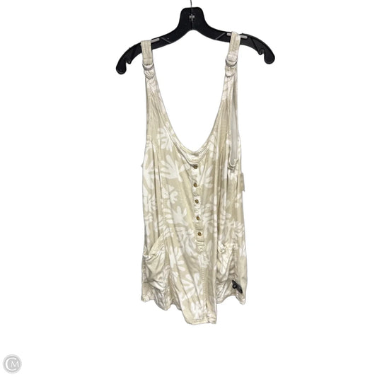 Romper By Clothes Mentor In Cream & White, Size: M