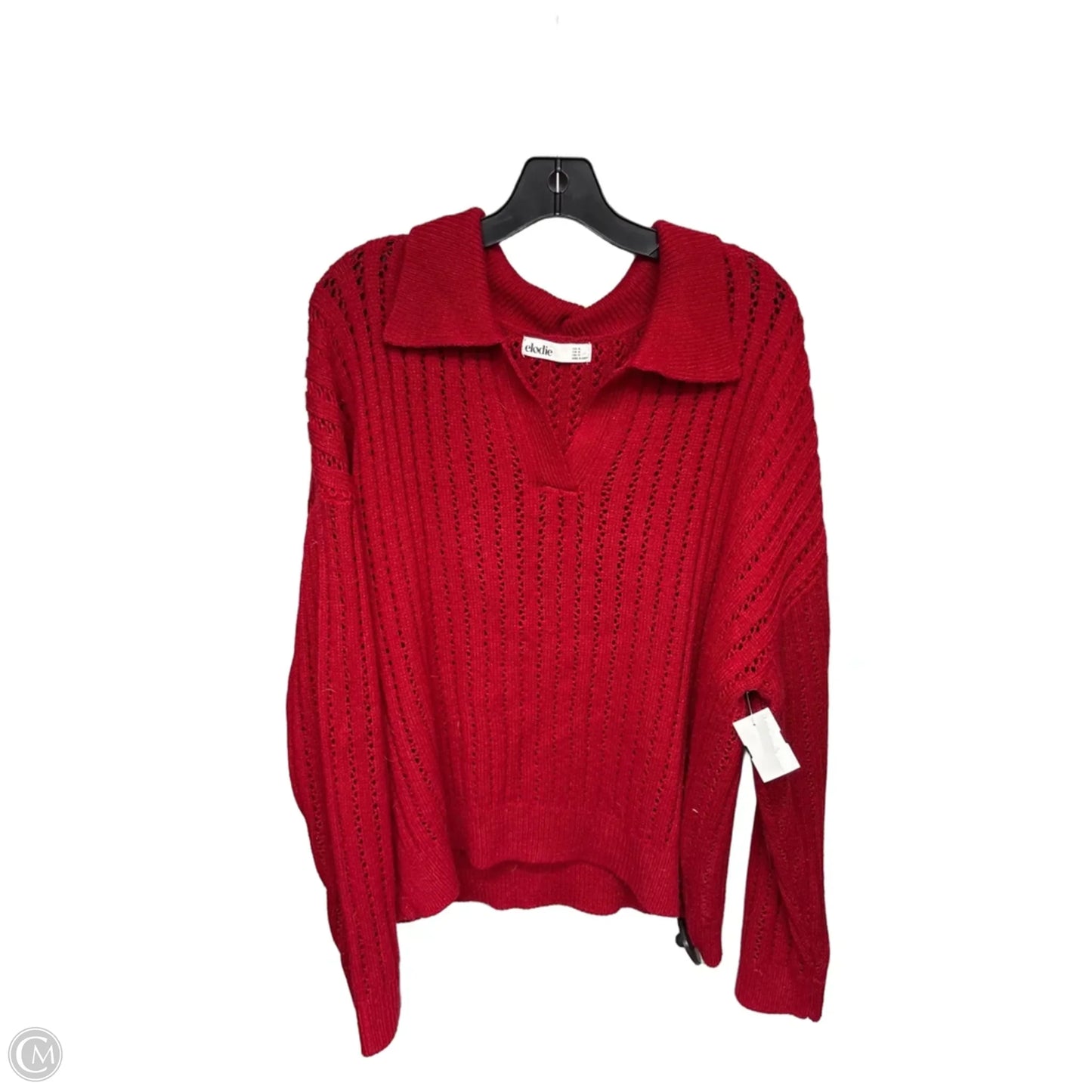 Sweater By Elodie In Red, Size: Xl
