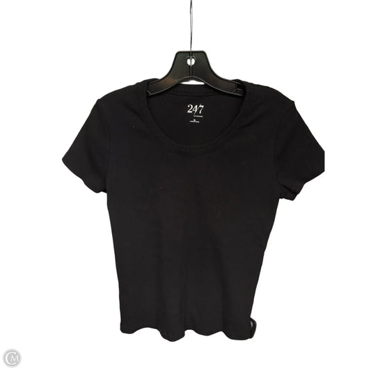 Top Short Sleeve By Maurices In Black, Size: Xl