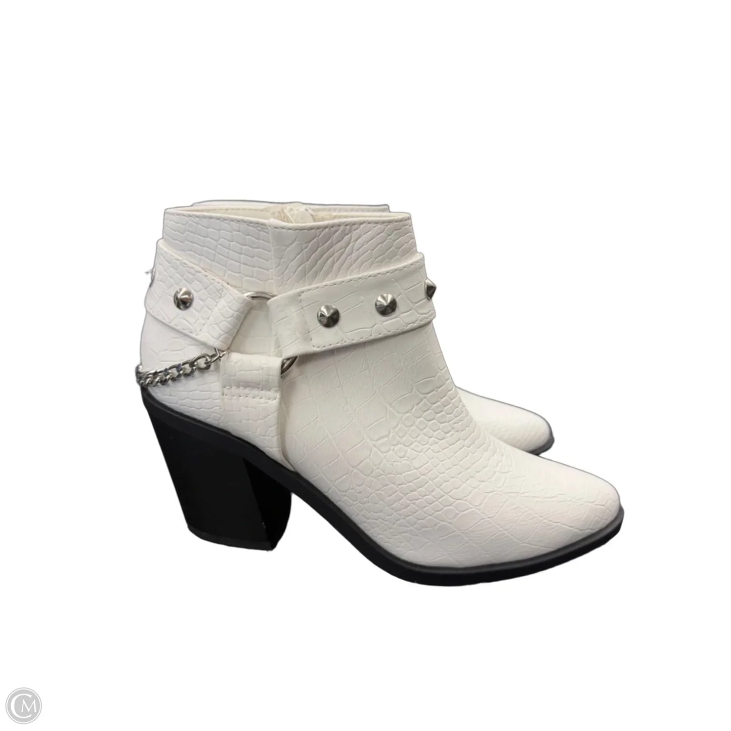 Boots Ankle Heels By Matisse In White, Size: 7