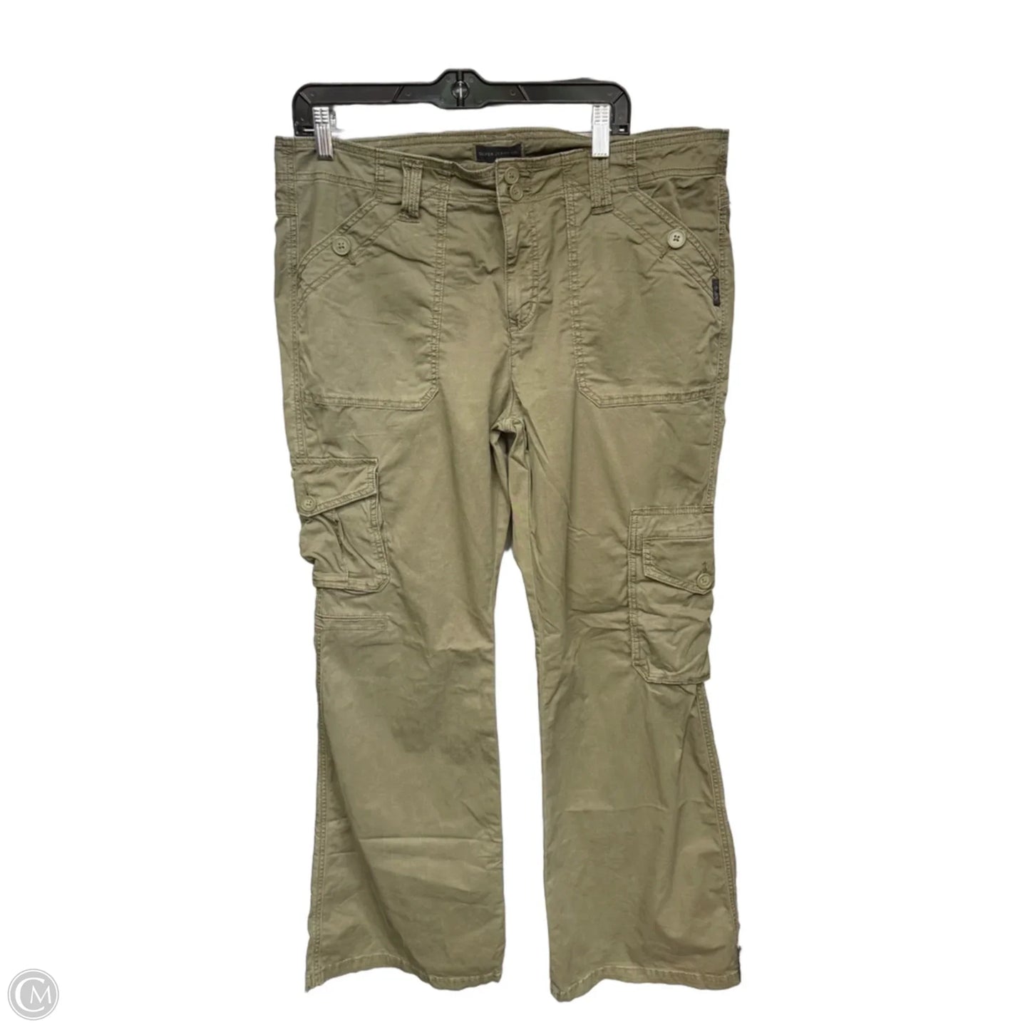 Pants Cargo & Utility By Silver In Green, Size: 14
