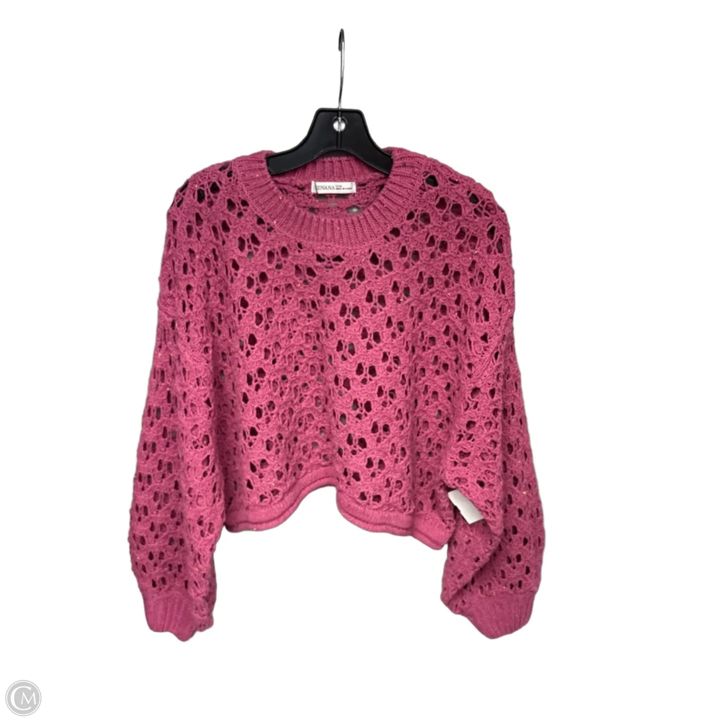 Sweater By Zenana In Pink, Size: S