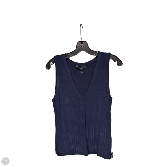 Top Sleeveless By White House Black Market In Navy, Size: M