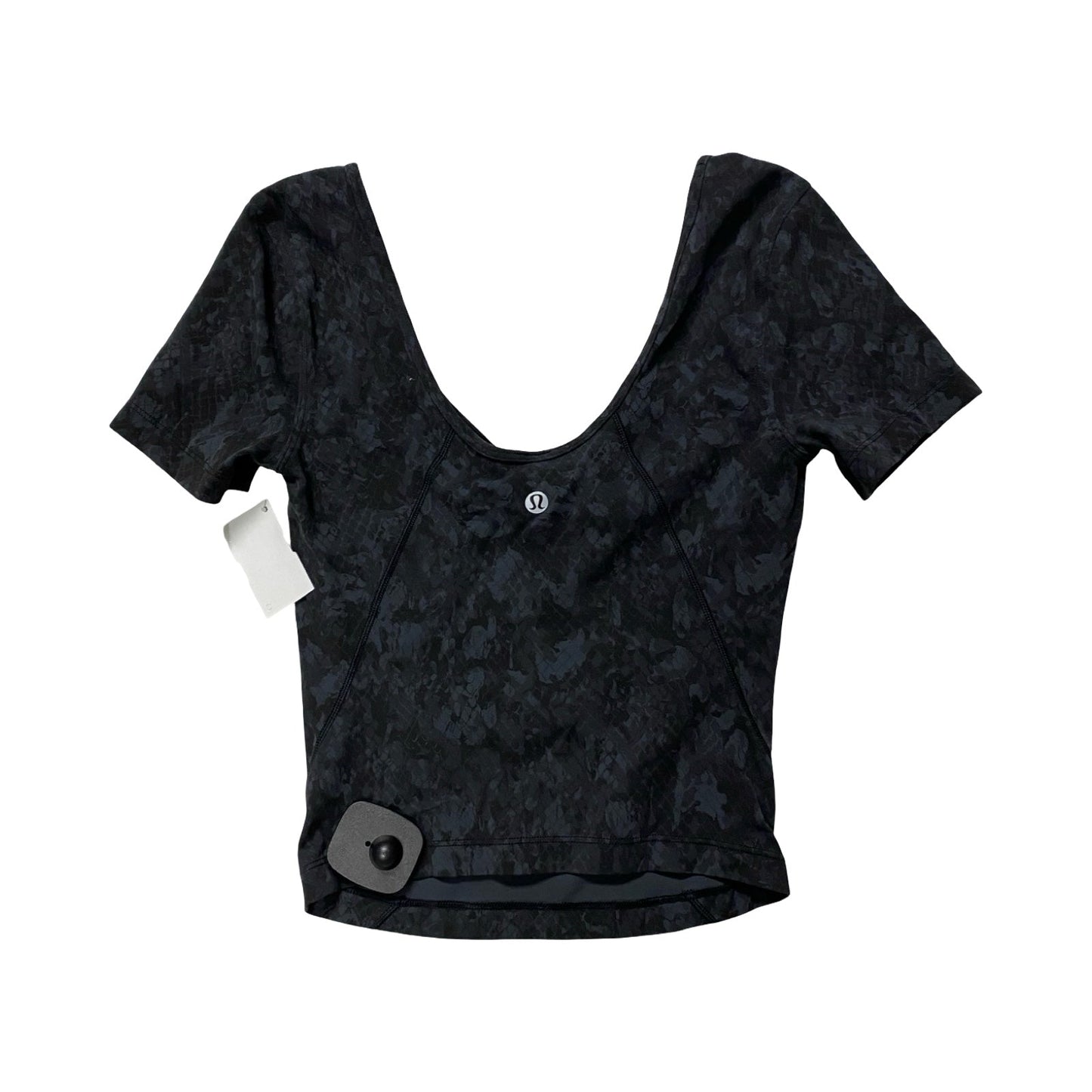 Athletic Top Ss By Lululemon In Animal Print, Size:2