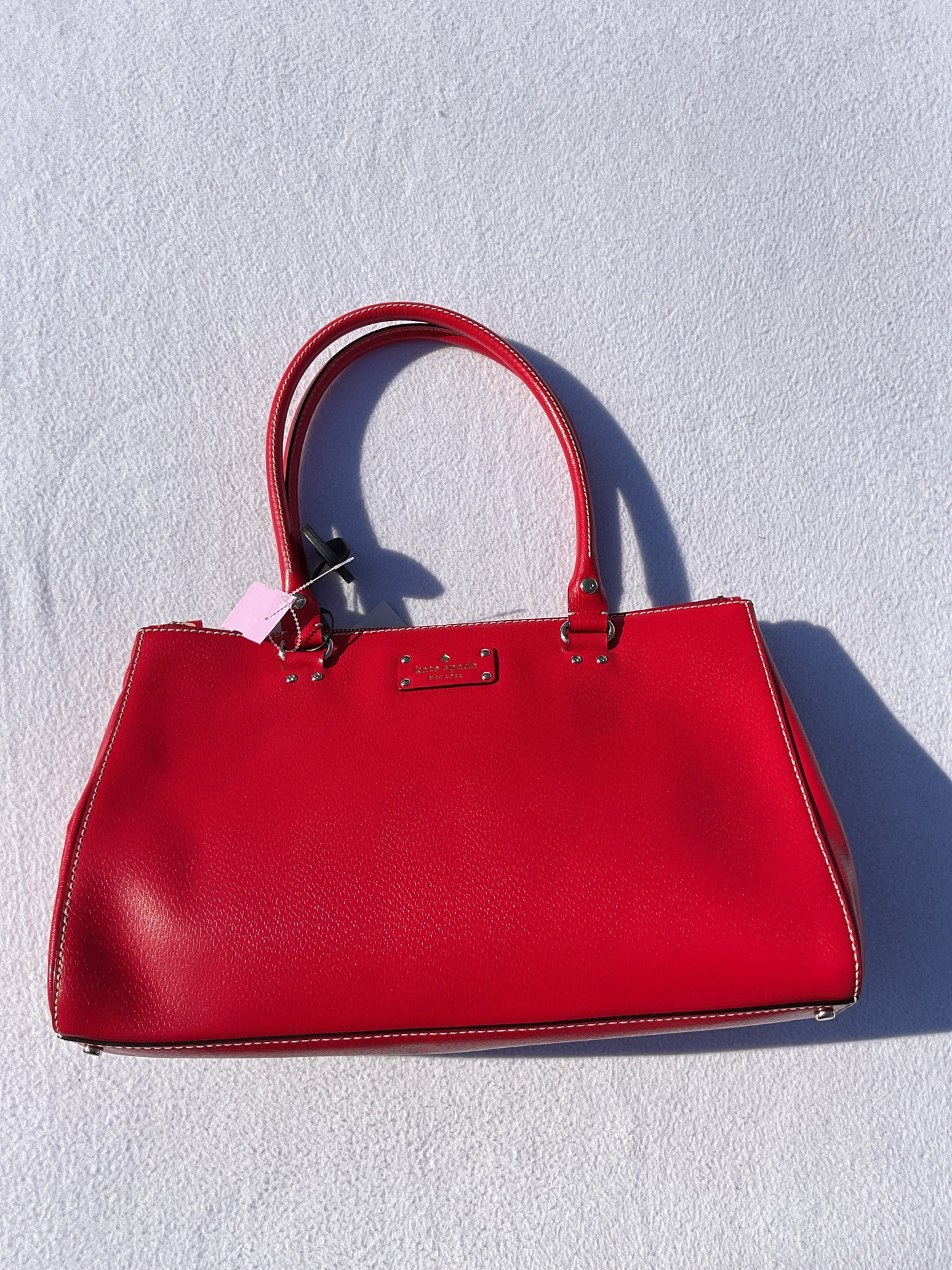 Handbag Designer By Kate Spade In Red, Size:Large