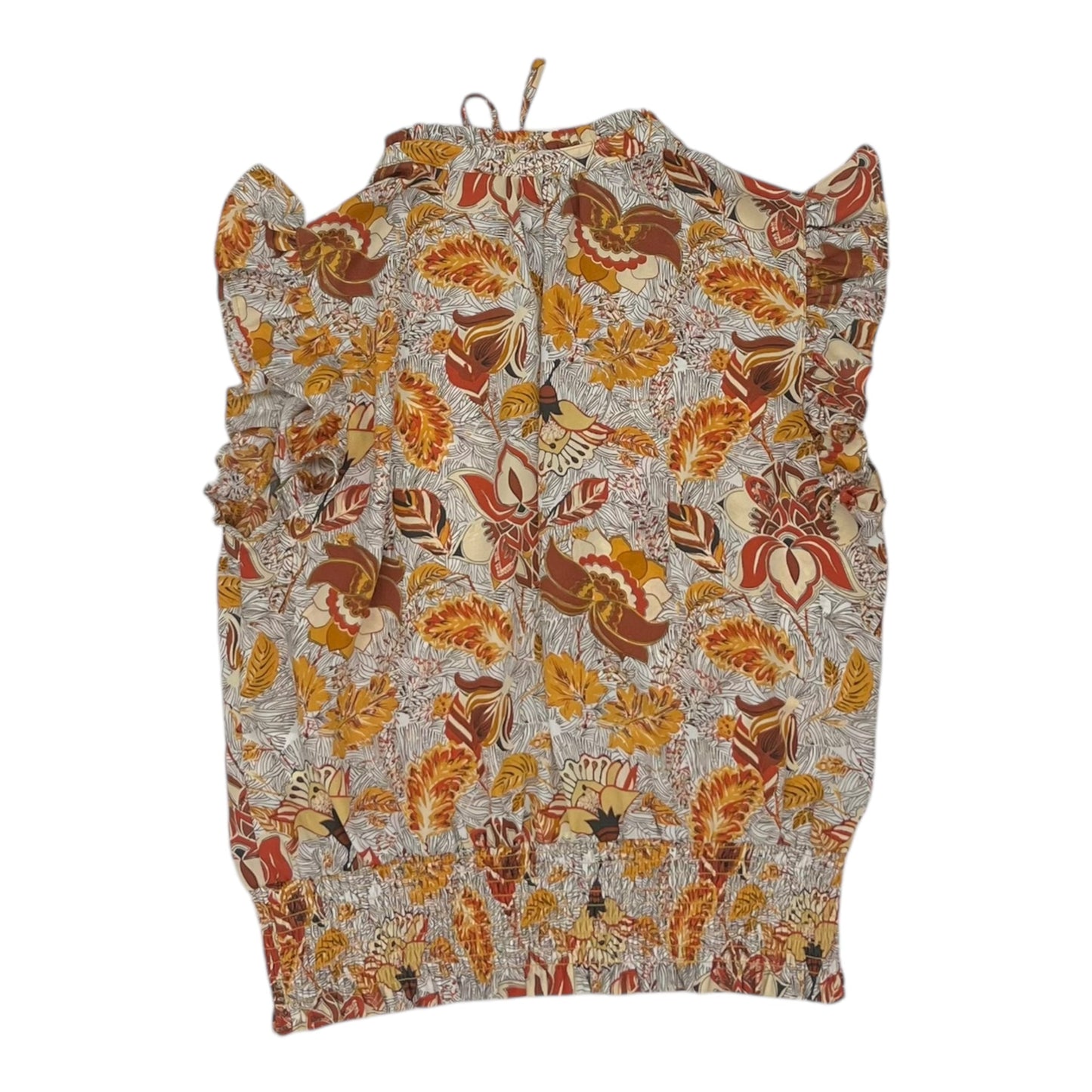 Blouse Ss By Rachel Zoe In Orange, Size:L