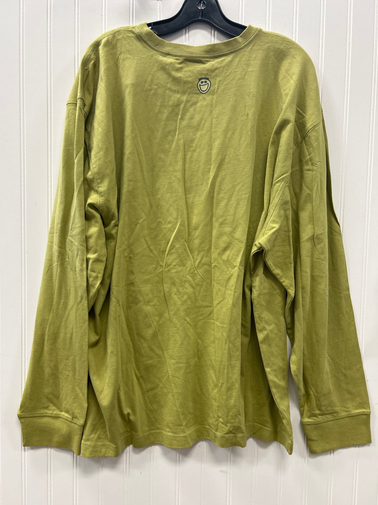 Top Ls By Life Is Good In Green, Size:1X