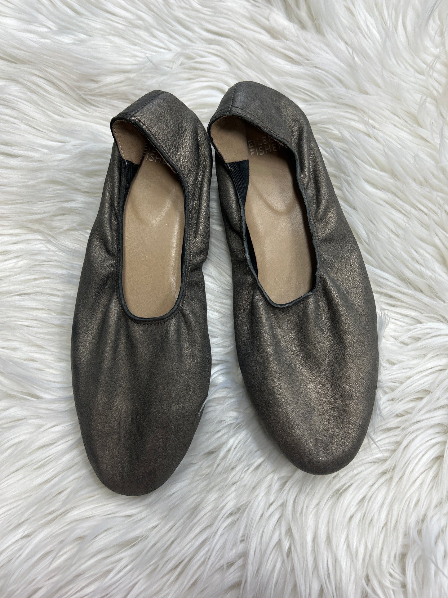 Shoes Flats By Eileen Fisher In Taupe, Size:10