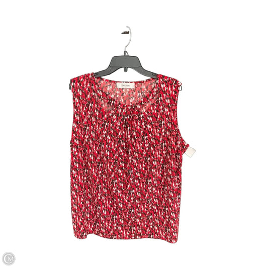 Top Sleeveless By Jones Studio In Red, Size: 2x