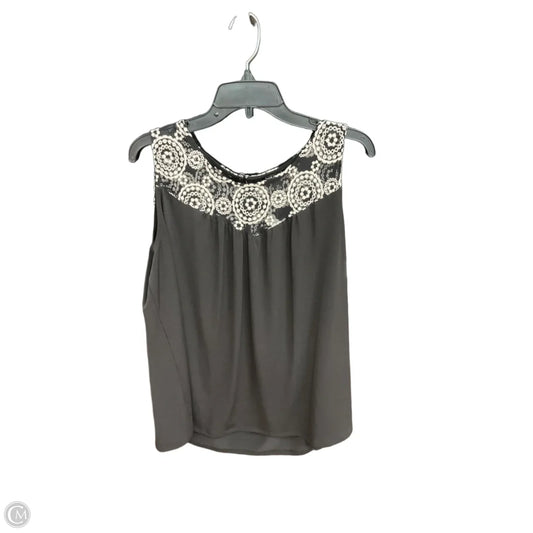 Top Sleeveless By Roz And Ali In Black, Size: 2x