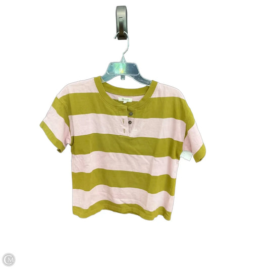 Top Short Sleeve By Madewell In Multi-colored, Size: S