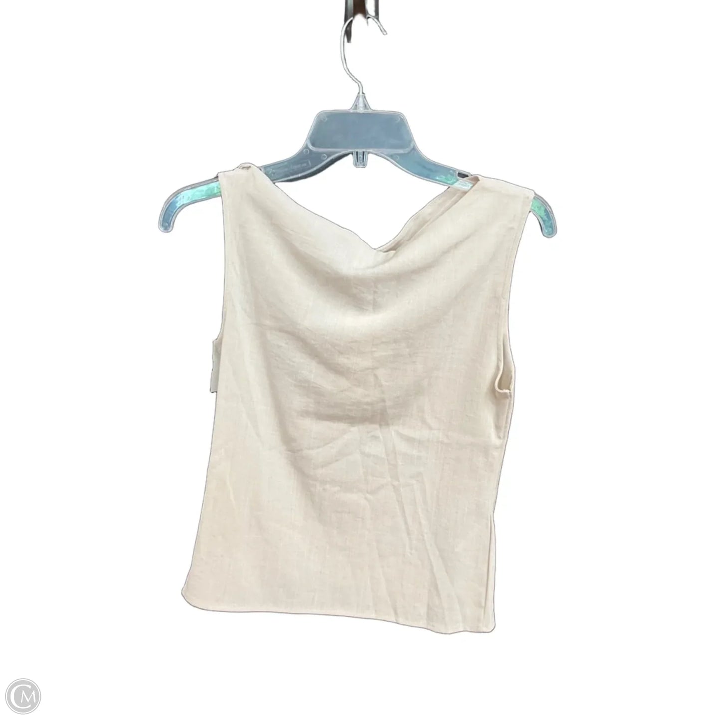 Top Sleeveless By Mng In Taupe, Size: Xs