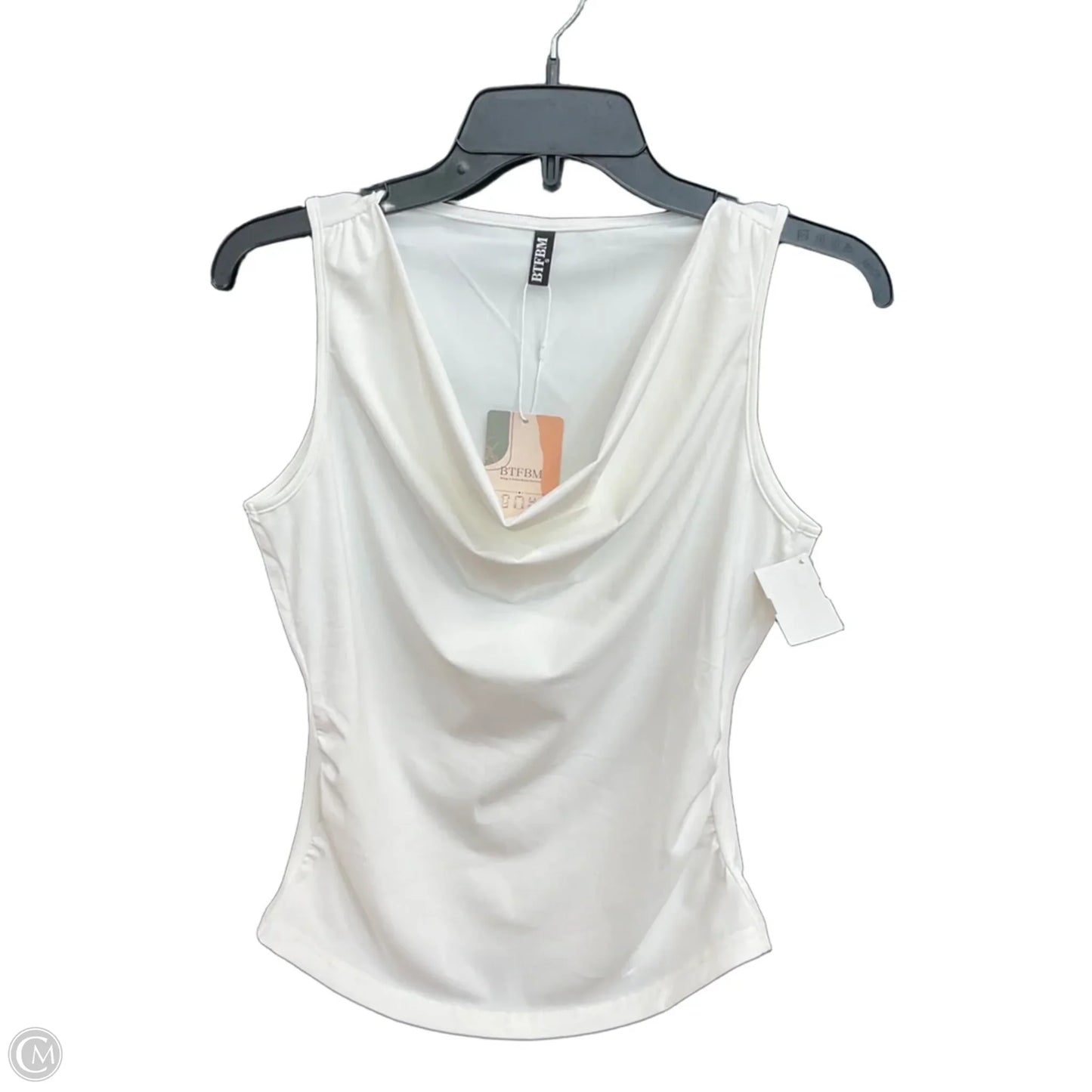 Top Sleeveless By Btfbm In White, Size: S