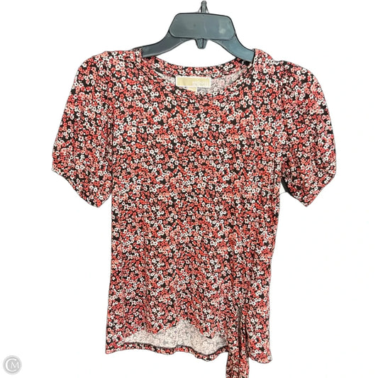 Top Short Sleeve By Michael By Michael Kors In Multi-colored, Size: S