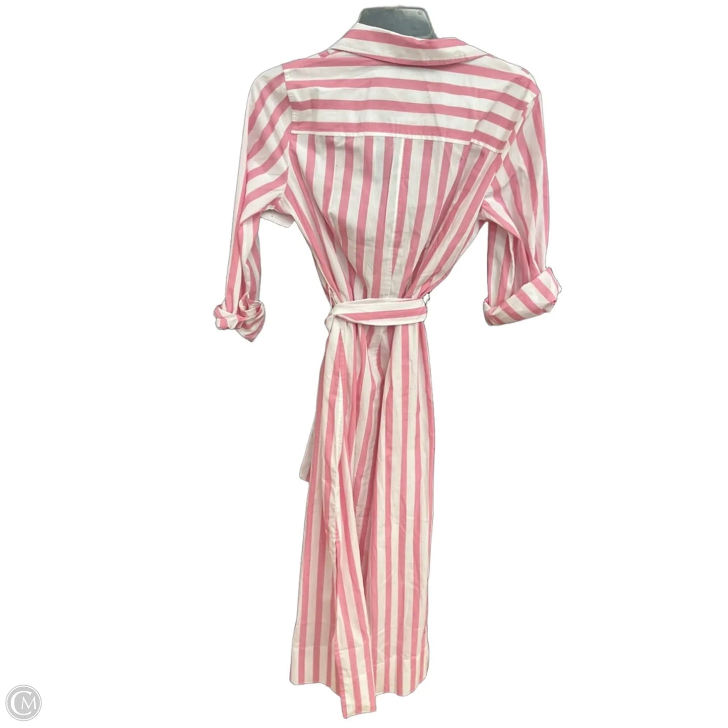 Dress Casual Midi By J. Crew In Striped Pattern, Size: 4