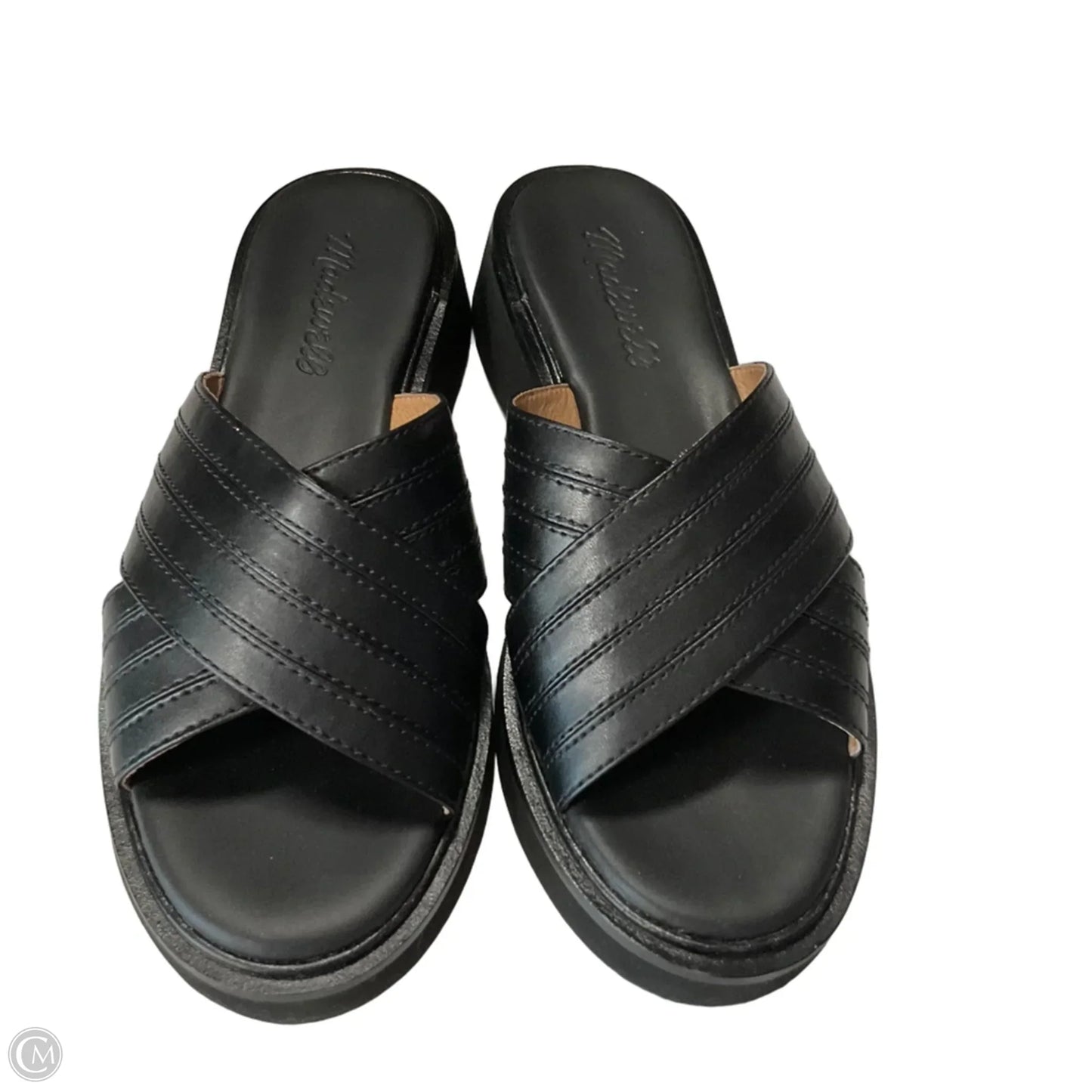 Sandals Flats By Madewell In Black, Size: 6